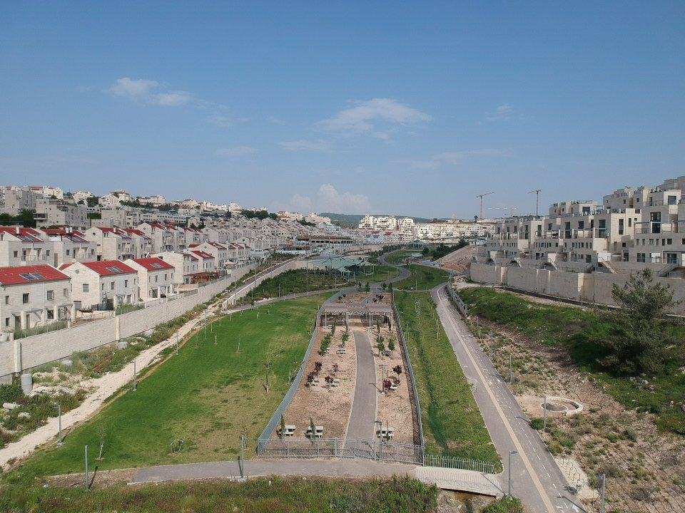 מבט רחב על פרויקט פארק ירמות בבית שמש
